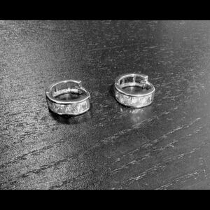 Elegant Silver Hoop Earrings